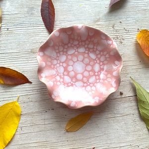Trinket dish, ring dish, stoneware dish